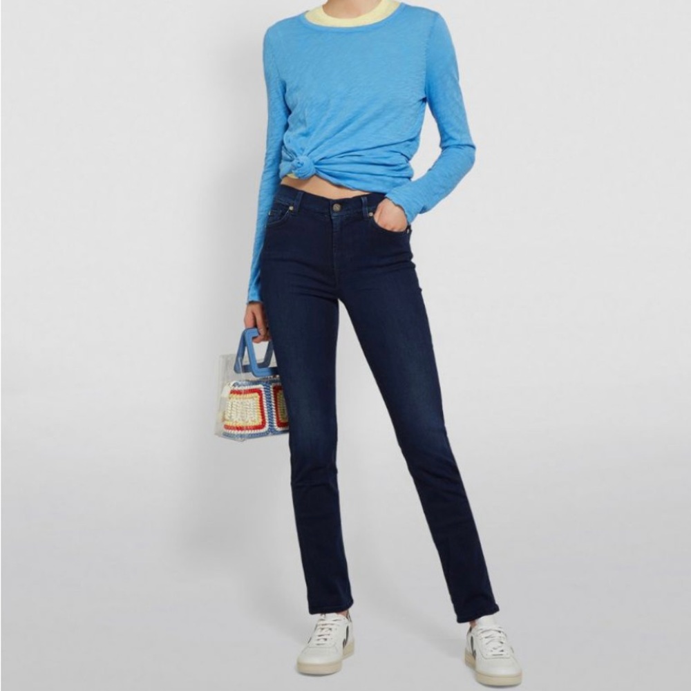 7 FOR ALL MANKIND Rozie slim high-rise jeans 30
